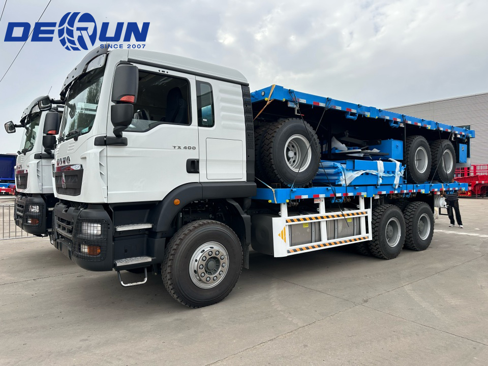 மூன்று செட் HOWO TX 400 குதிரைத்திறன் டிரெய்லர்கள் சோமாலியாவிற்கு அனுப்பப்படும்