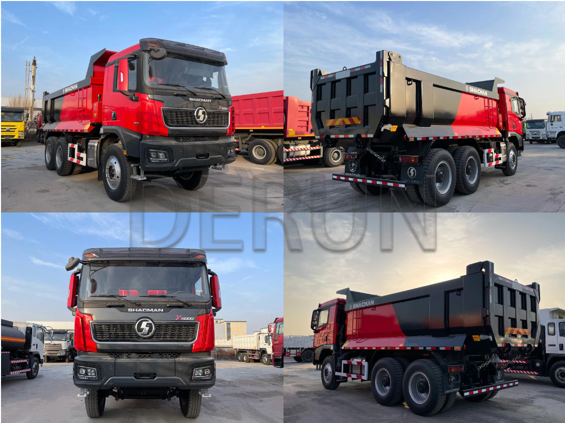 SHACMAN X5000 6x4 டம்ப் டிரக் பெருவிற்கு ஏற்றுமதி