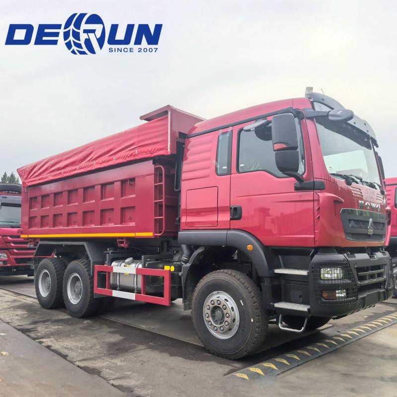 எத்தியோப்பியா மற்றும் ஜிபூட்டிக்கான சினோட்ரூக் ஹோவோ TX 6x4 336HP டம்ப் டிரக்